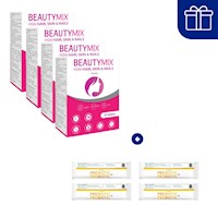 PACK x4 BEAUTYMIX HSN, HAIR, SKIN & NAILS  x 30 tabletas